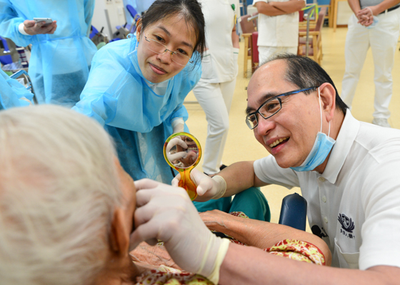 Free Dental Services Bring Smiles to Elderly Patients